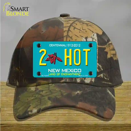 2 Hot New Mexico Novelty License Plate Hat Cotton / Camoflauge