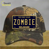 Zombie Delaware Novelty License Plate Hat Cotton / Camoflauge