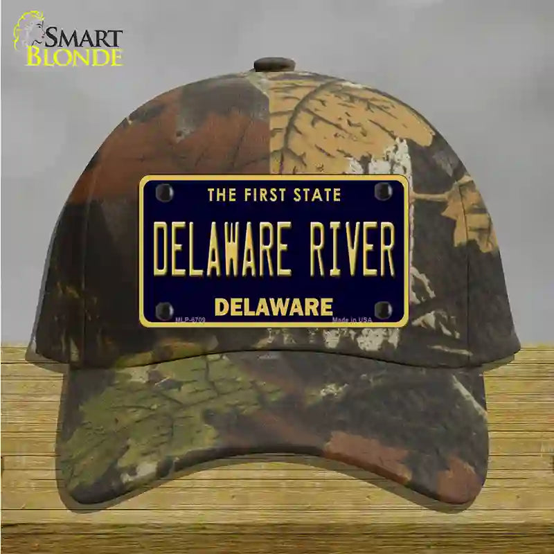 Delaware River Delaware Novelty License Plate Hat Cotton / Camoflauge