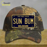 Sun Bum Delaware Novelty License Plate Hat Cotton / Camoflauge