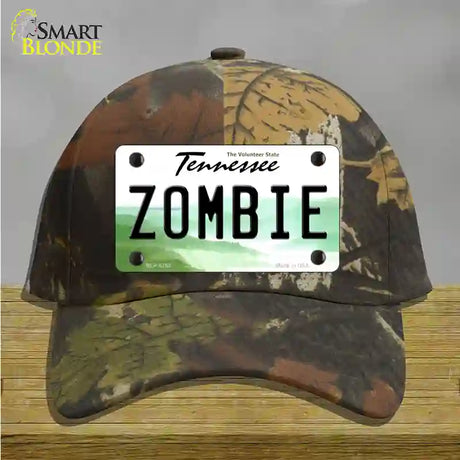 Zombie Tennessee Novelty License Plate Hat Cotton / Camoflauge