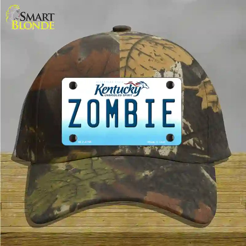 Zombie Kentucky Novelty License Plate Hat Cotton / Camoflauge