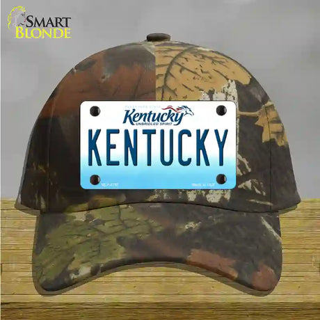 Kentucky Novelty License Plate Hat Cotton / Camoflauge