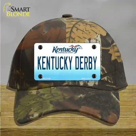 Kentucky Derby Kentucky Novelty License Plate Hat Cotton / Camoflauge