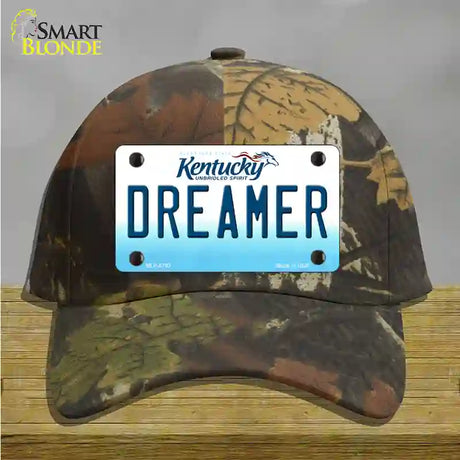 Dreamer Kentucky Novelty License Plate Hat Cotton / Camoflauge