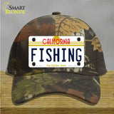 Fishing California Novelty License Plate Hat Cotton / Camoflauge