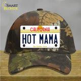 Hot Mama California Novelty License Plate Hat Cotton / Camoflauge