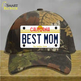 Best Mom California Novelty License Plate Hat Cotton / Camoflauge