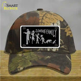 Zombie Family Black Novelty License Plate Hat Cotton / Camoflauge