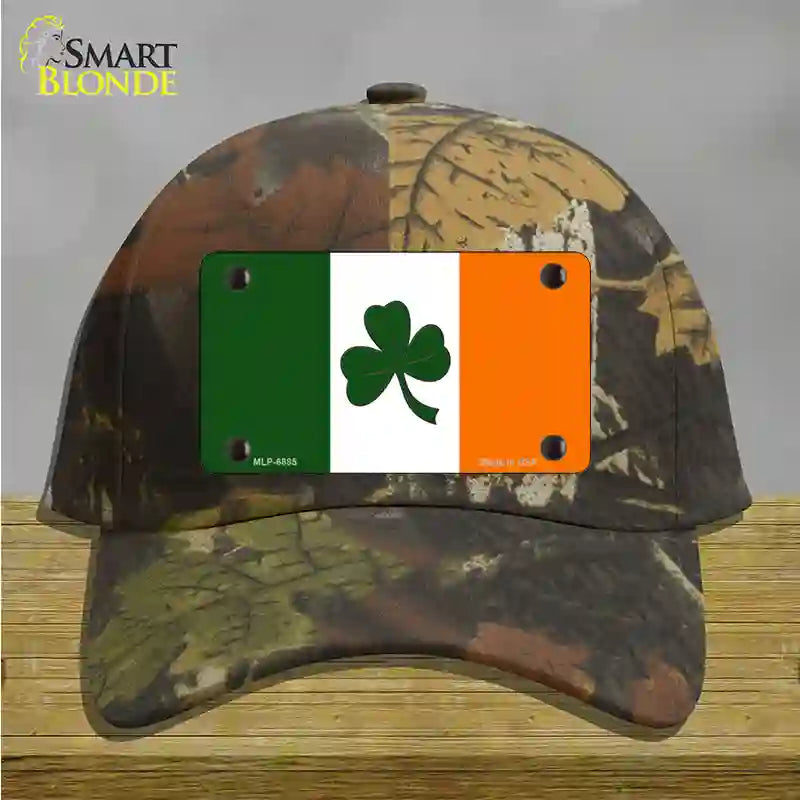 Shamrock Irish Flag Novelty License Plate Hat Cotton / Camoflauge