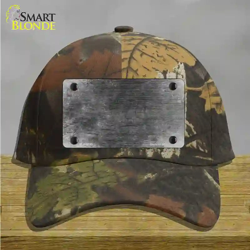 Black Oil Rubbed Solid Novelty License Plate Hat Cotton / Camoflauge