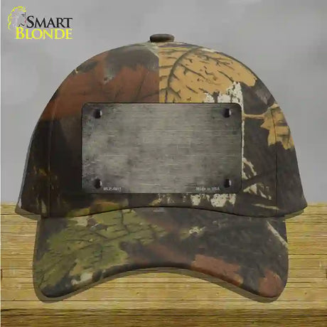 Tan Oil Rubbed Solid Novelty License Plate Hat Cotton / Camoflauge