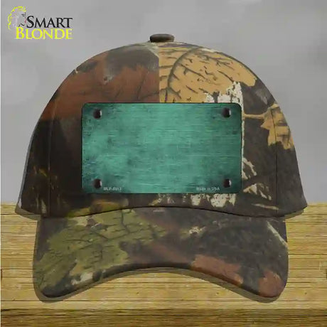 Mint Oil Rubbed Solid Novelty License Plate Hat Cotton / Camoflauge