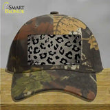 Tan Black Cheetah Oil Rubbed Novelty License Plate Hat Cotton / Camoflauge