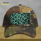 Mint Black Cheetah Oil Rubbed Novelty License Plate Hat Cotton / Camoflauge