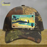 Mahalo Pineapple Hawaii Blank State Novelty License Plate Hat Cotton / Camoflauge