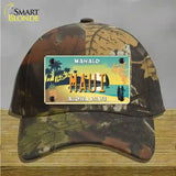 Maui Hawaii Pineapple Novelty License Plate Hat Cotton / Camoflauge