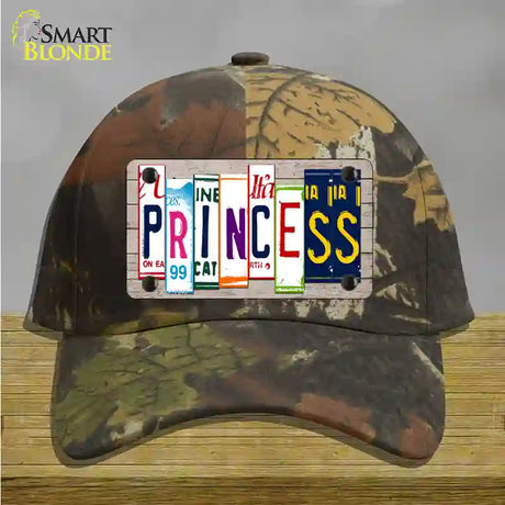 Princess License Plate Art Wood Novelty License Plate Hat Cotton / Camoflauge