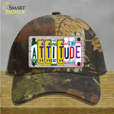 Attitude License Plate Art Wood Novelty License Plate Hat Cotton / Camoflauge