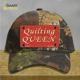 Quilting Queen Novelty License Plate Hat Cotton / Camoflauge