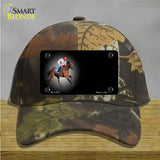 Horse Racing Offset Novelty License Plate Hat Cotton / Camoflauge