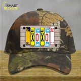 XOXO License Plate Art Novelty License Plate Hat Cotton / Camoflauge