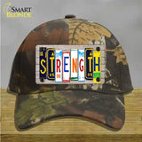 Strength Wood License Plate Art Novelty License Plate Hat Cotton / Camoflauge