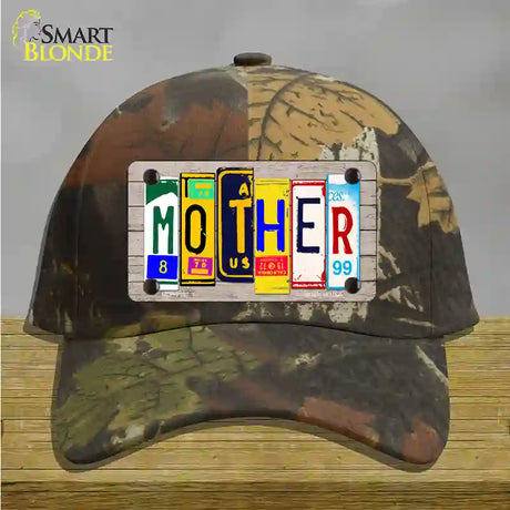 Mother Wood License Plate Art Novelty License Plate Hat Cotton / Camoflauge