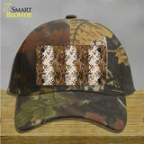 Snake Print Novelty License Plate Hat Cotton / Camoflauge