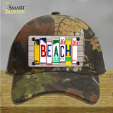 Beach Wood License Plate Art Novelty License Plate Hat Cotton / Camoflauge