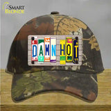 Damn Hot Wood License Plate Art Novelty License Plate Hat Cotton / Camoflauge