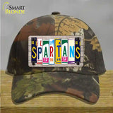 Spartans Wood License Plate Art Novelty License Plate Hat Cotton / Camoflauge