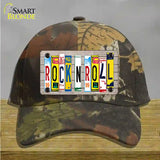 Rock N Roll Wood License Plate Art Novelty License Plate Hat Cotton / Camoflauge