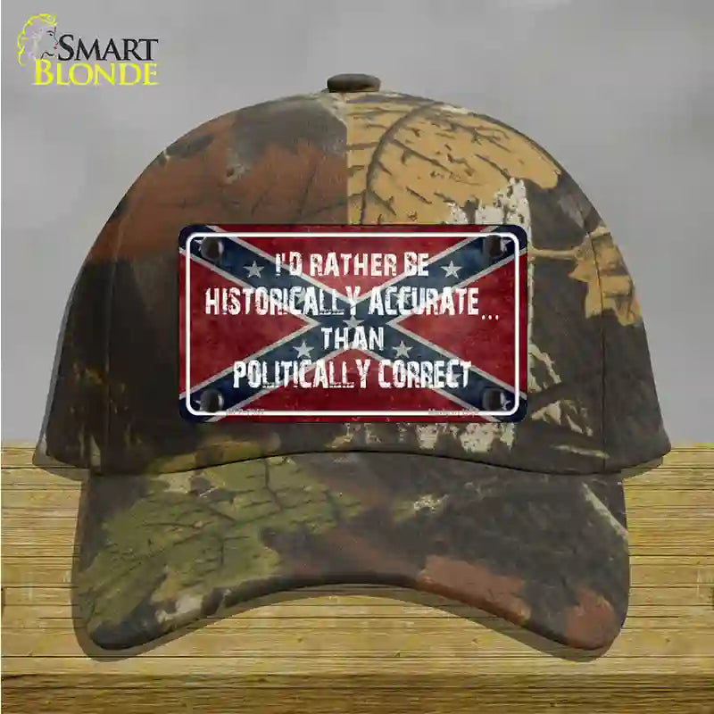 Historically Accurate Novelty License Plate Hat Cotton / Camoflauge