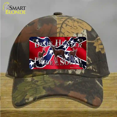 Pride Of The South Novelty License Plate Hat Cotton / Camoflauge