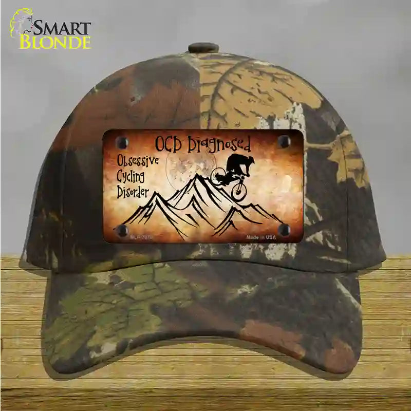 OCD Diagnosed Novelty License Plate Hat Cotton / Camoflauge