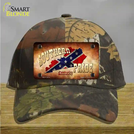 Southern Pride Kentucky Novelty License Plate Hat Cotton / Camoflauge