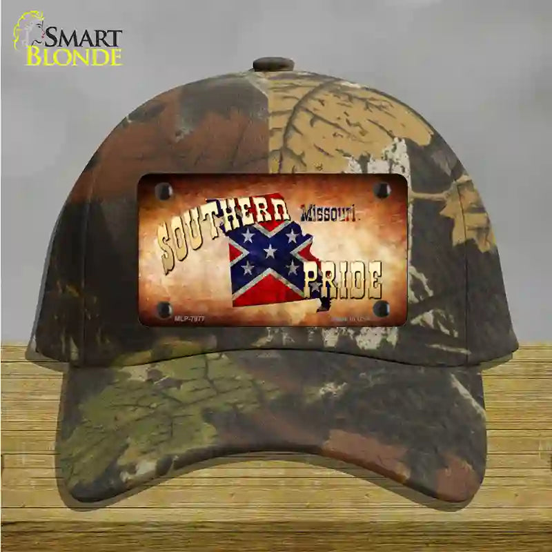 Southern Pride Missouri Novelty License Plate Hat Cotton / Camoflauge