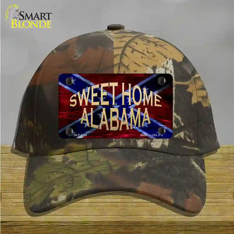 Sweet Home Alabama Novelty License Plate Hat Cotton / Camoflauge