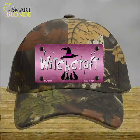 Witchcraft Novelty License Plate Hat Cotton / Camoflauge