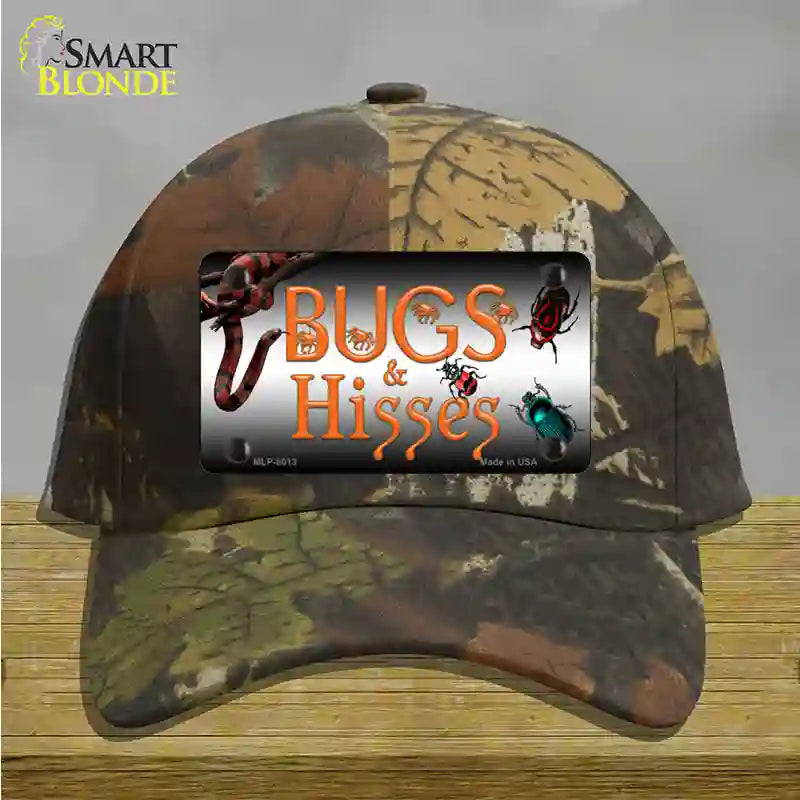 Bugs & Hisses Novelty License Plate Hat Cotton / Camoflauge