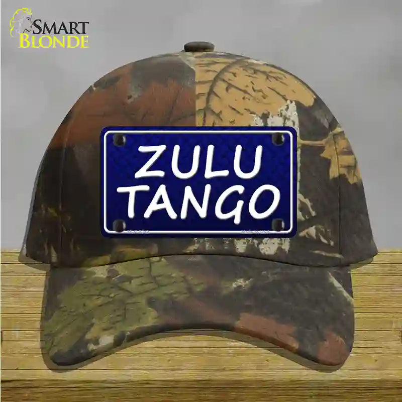 Zulu Tango Novelty License Plate Hat Cotton / Camoflauge