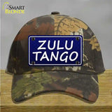 Zulu Tango Novelty License Plate Hat Cotton / Camoflauge