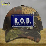 Retired On Duty Novelty License Plate Hat Cotton / Camoflauge