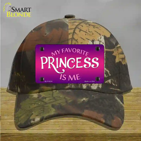 My Favorite Princess Is Me Novelty License Plate Hat Cotton / Camoflauge