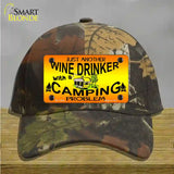 Just Another Wine Drinker Novelty License Plate Hat Cotton / Camoflauge