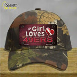 This Girl Loves Her 49ers Novelty License Plate Hat Cotton / Camoflauge