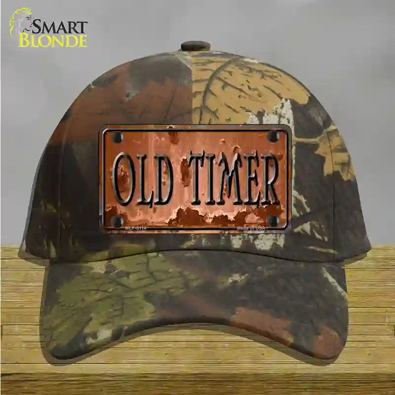 Old Timer Novelty License Plate Hat Cotton / Camoflauge