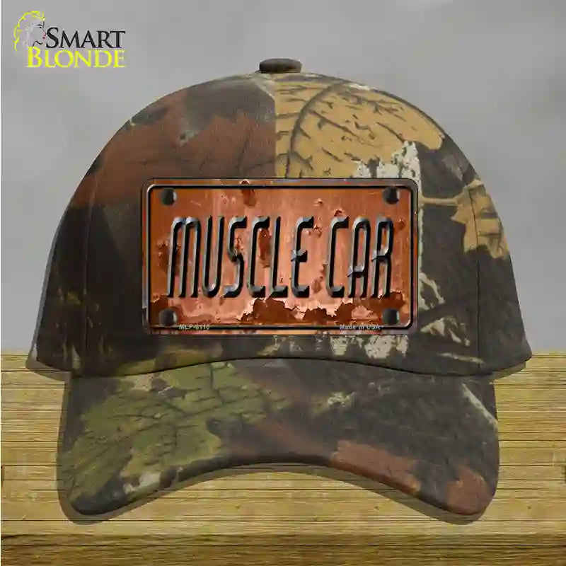 Muscle Car Novelty License Plate Hat Cotton / Camoflauge