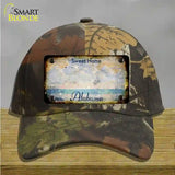 Alabama Rusty Blank Novelty License Plate Hat Camo Cotton